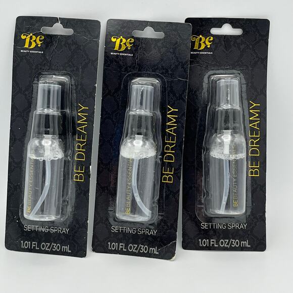 Be Beauty Essentials Be Dreamy Makeup Setting Spray 1 fl oz/30 ml each, Set of 3 - Picture 1 of 4